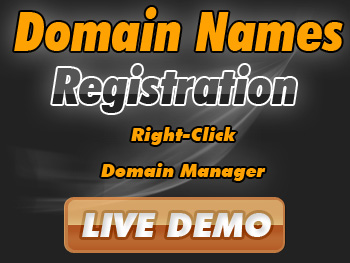 Low-cost domain registration